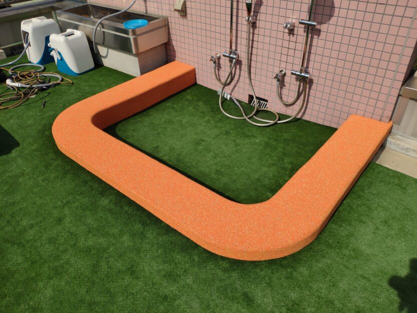 ゴムチップ舗装　ソフトグラウンド