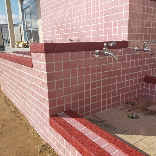 ゴムチップ舗装