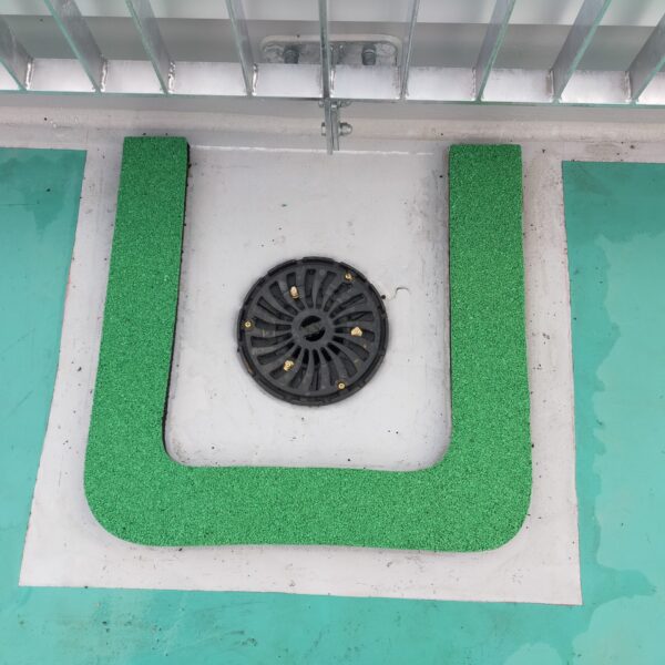 岡山市保育施設 ゴムチップ舗装