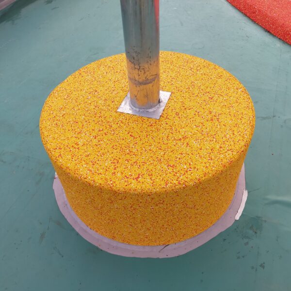 岡山市保育施設 ゴムチップ舗装