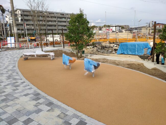 ゴムチップ舗装