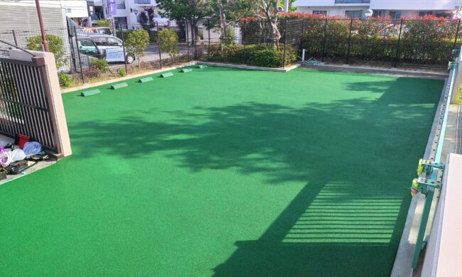 ゴムチップ舗装