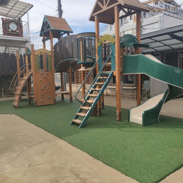 ゴムチップ施工１