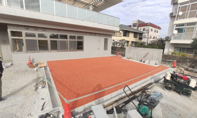 ゴムチップ舗装