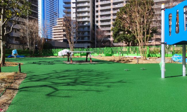 ゴムチップ舗装