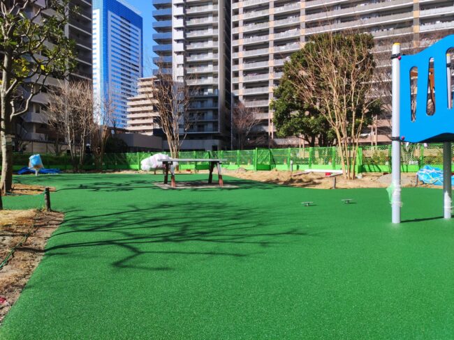 ゴムチップ舗装