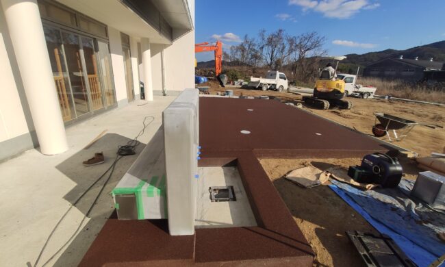 ゴムチップ舗装