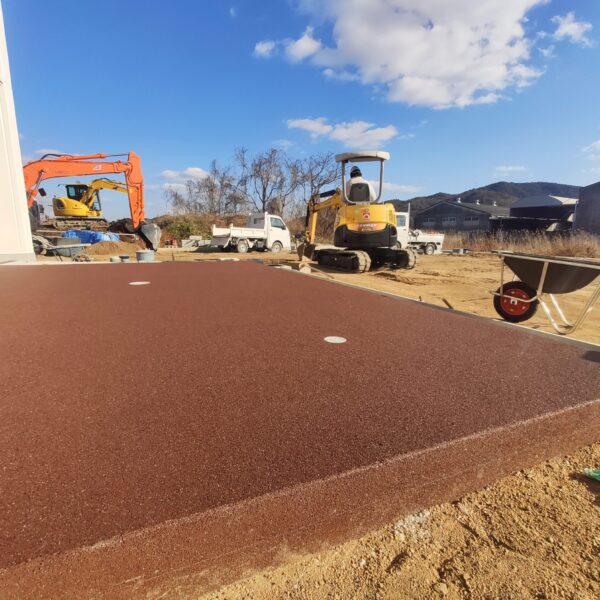 ゴムチップ舗装