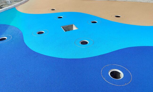 ゴムチップ舗装