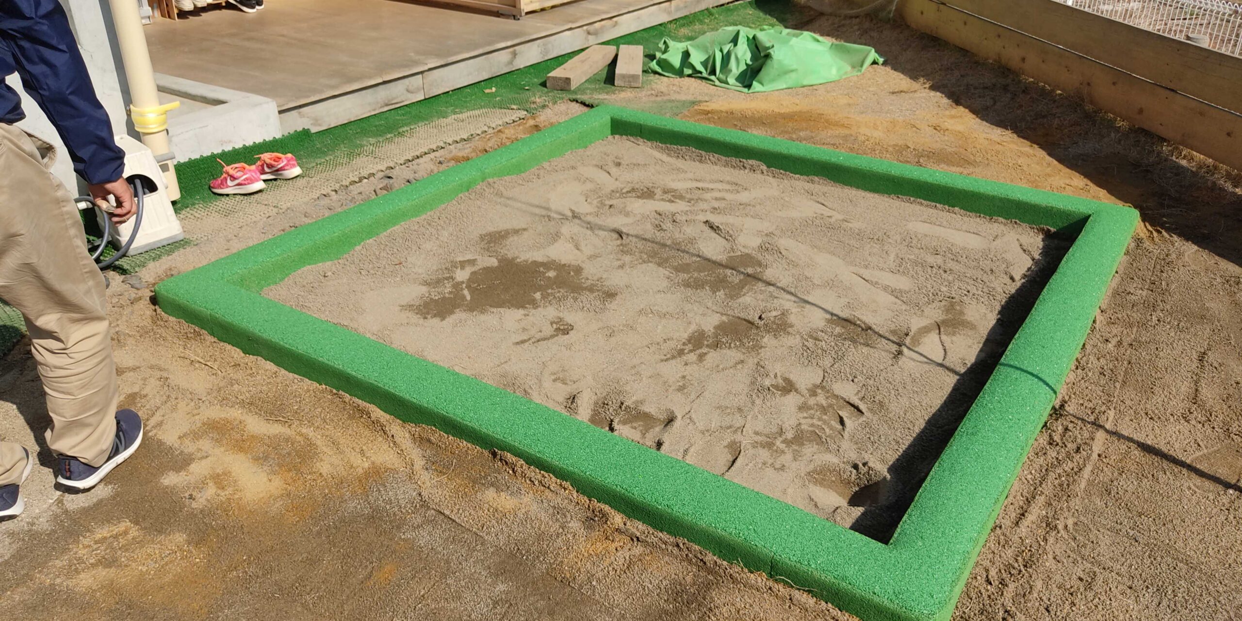 ゴムチップ舗装