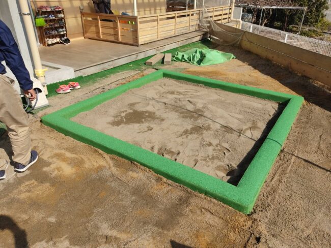 ゴムチップ舗装