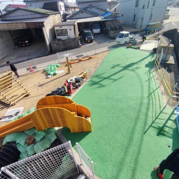 ゴムチップ舗装