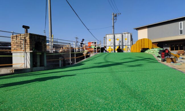 ゴムチップ舗装