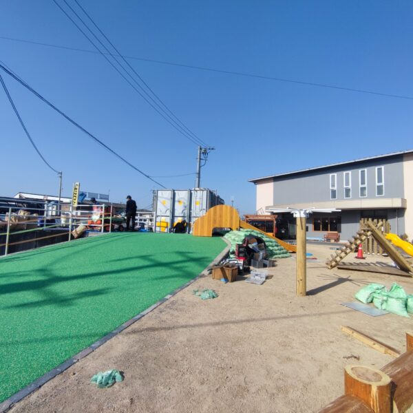 ゴムチップ舗装