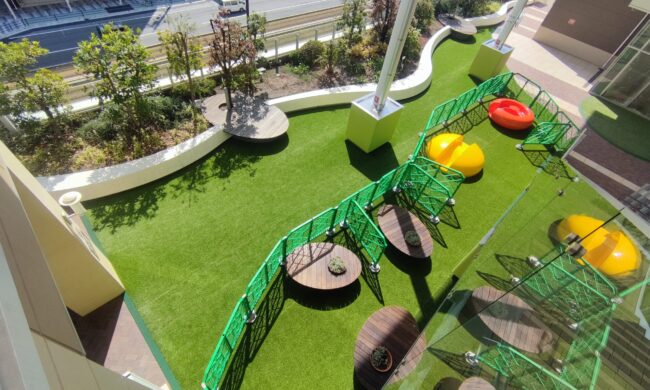 ゴムチップ舗装