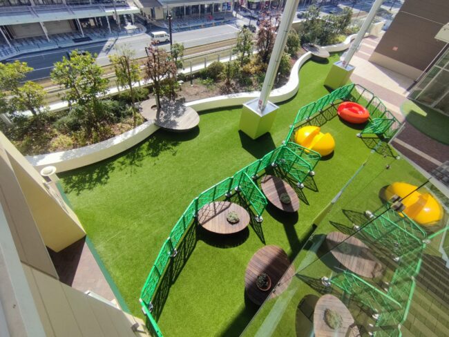 ゴムチップ舗装