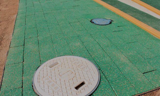 ゴムチップ舗装