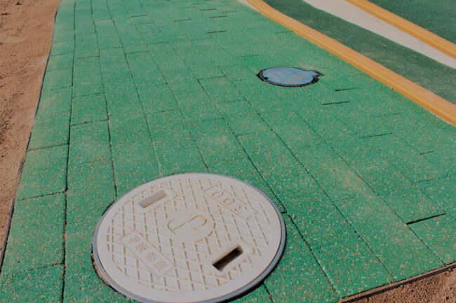 ゴムチップ舗装