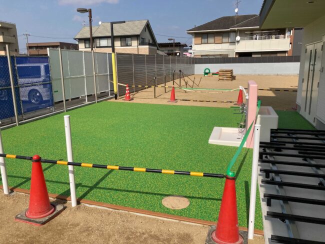 ゴムチップ舗装