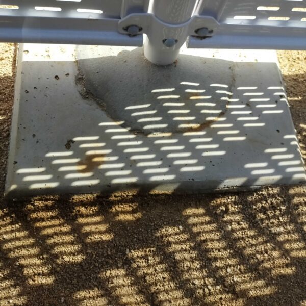 福山市社会福祉施設ブロック保護 ゴムチップ舗装