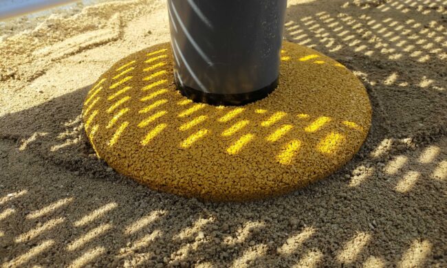 ゴムチップ舗装