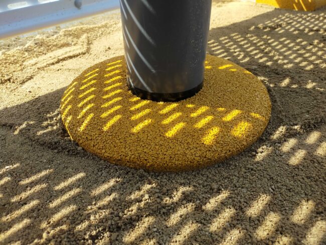 ゴムチップ舗装