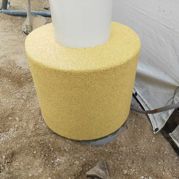 岡山県総社市児童福祉施設 ゴムチップ舗装