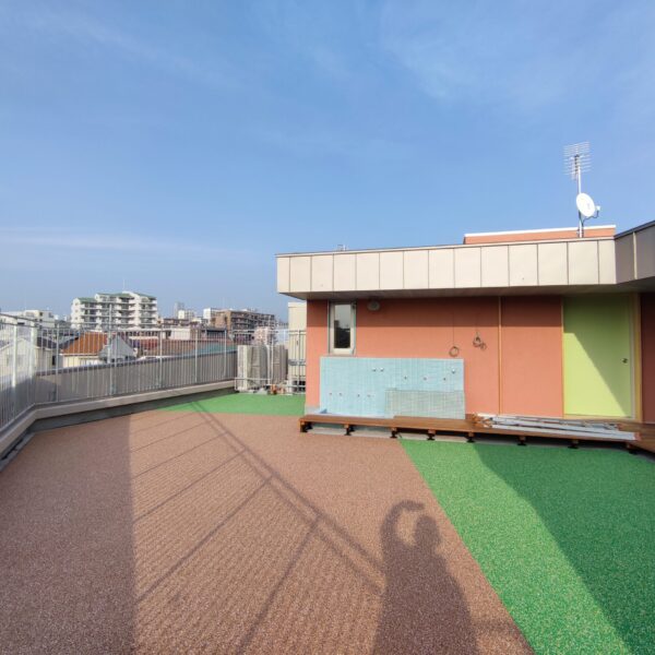東大阪市社会福祉施設 ゴムチップ舗装