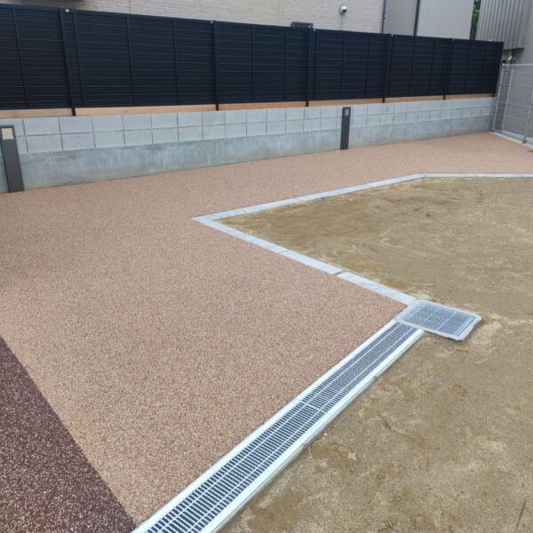 東大阪市社会福祉施設 ゴムチップ舗装