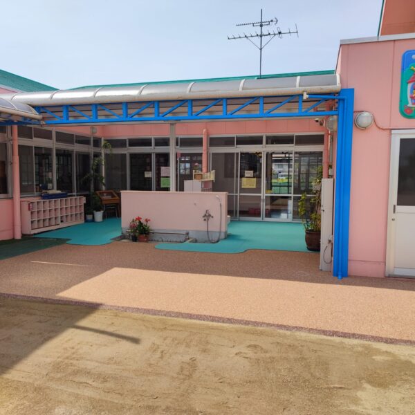 早島町保育施設 ゴムチップ舗装 ゴムチップ舗装