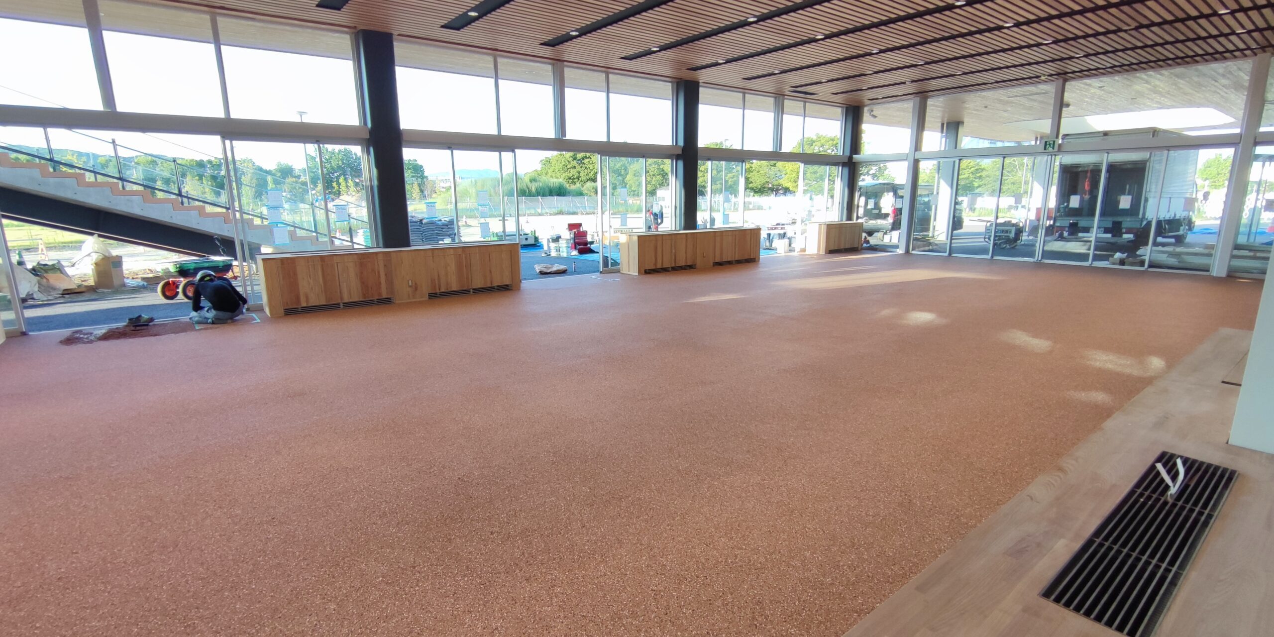 公共施設(岡山県岡山市) ゴムチップ舗装