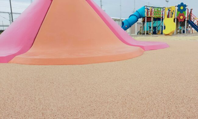 ゴムチップ舗装