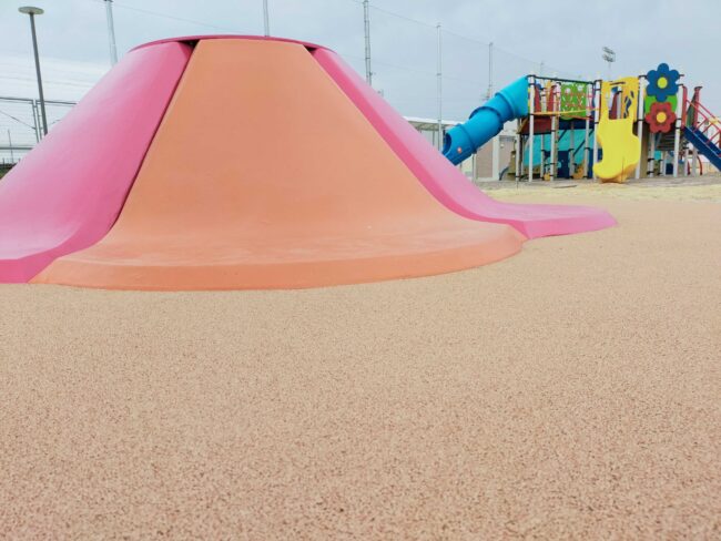 ゴムチップ舗装