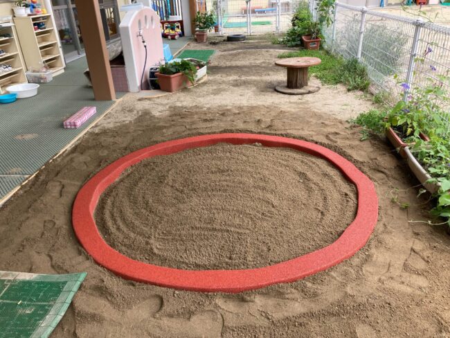 ゴムチップ舗装