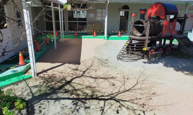 ゴムチップ舗装