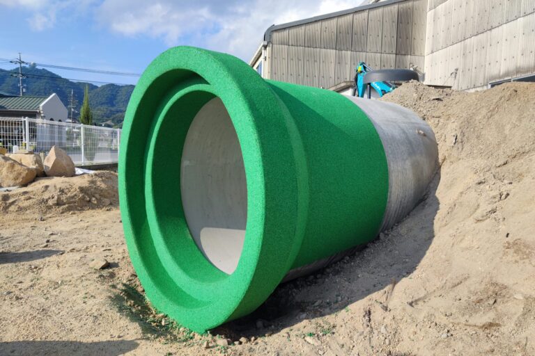 鳥取県境港市 保育施設 ゴムチップ舗装