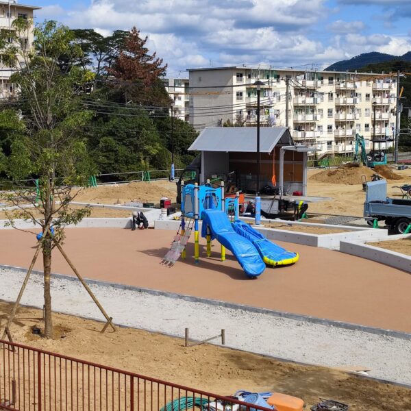 ゴムチップ舗装