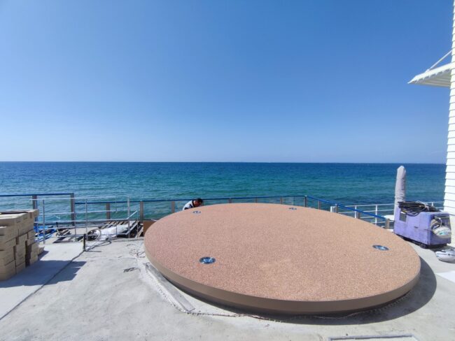 ゴムチップ舗装