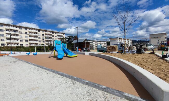 ゴムチップ舗装