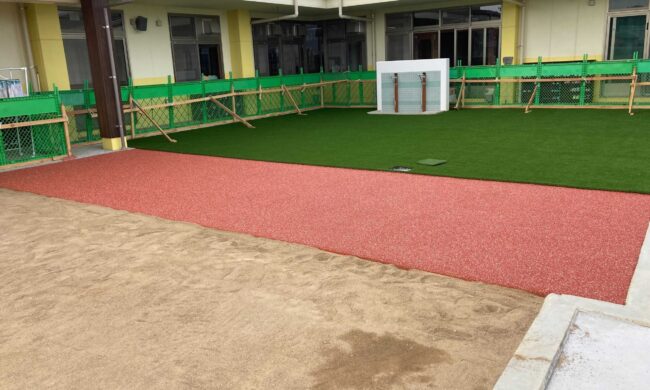 ゴムチップ舗装