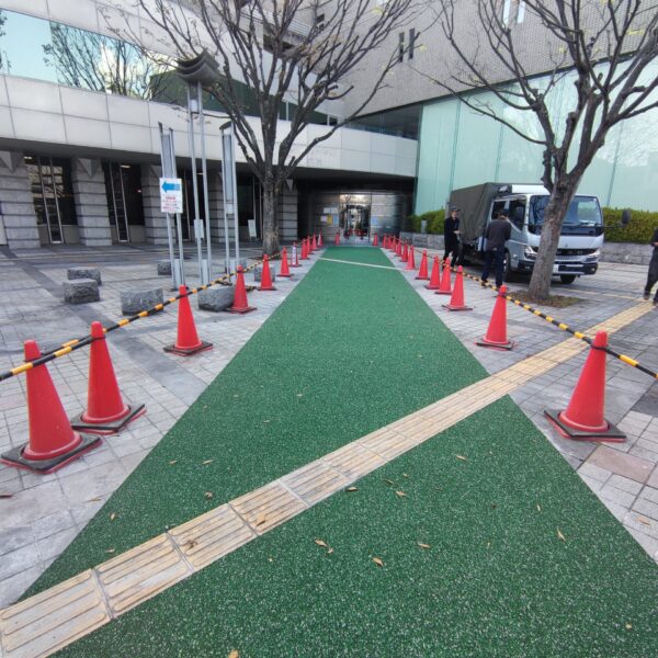 兵庫県神戸市 病院施設3 ゴムチップ舗装