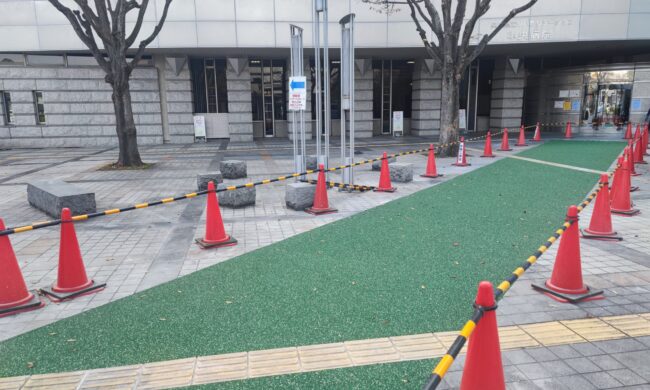 ゴムチップ舗装