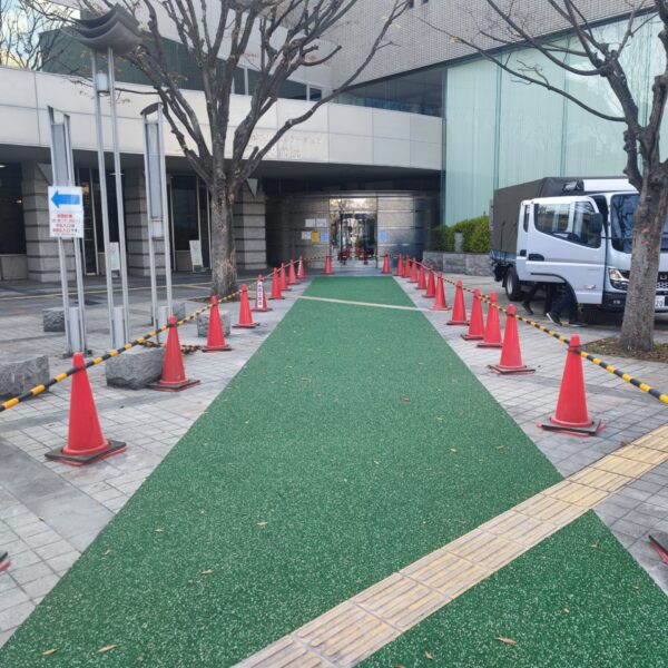 兵庫県神戸市 病院施設5 ゴムチップ舗装