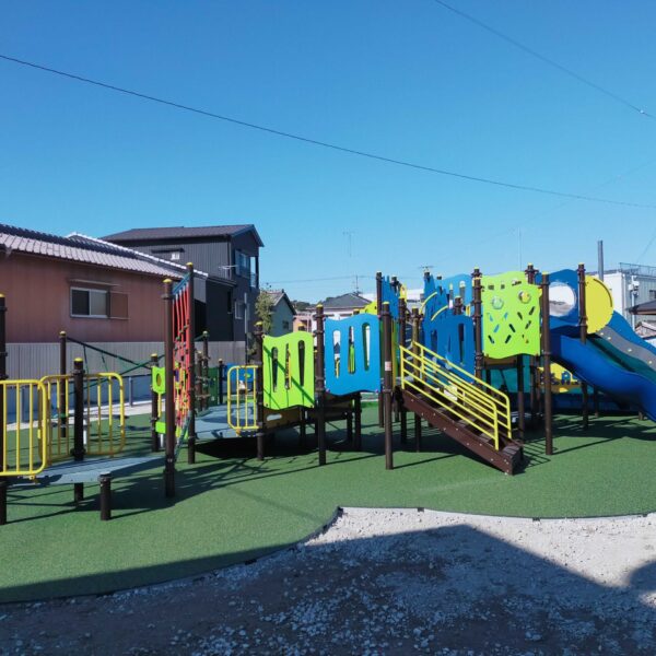 和歌山県公園13 ソフトグラウンド 砂場枠タイプ ゴムチップ舗装