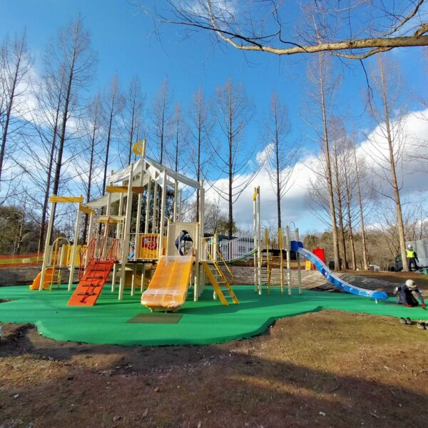 広島県庄原市 国立公園 ゴムチップ舗装 ソフトグラウンド