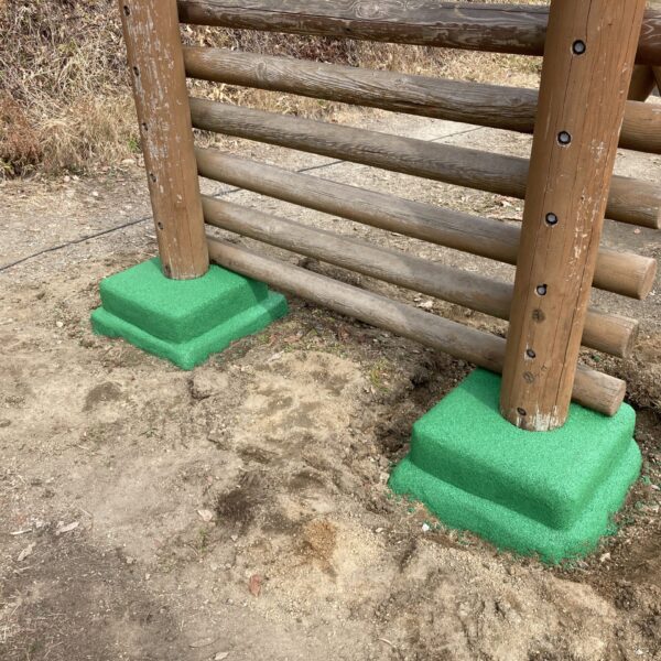 岡山県早島町 公園施設 ゴムチップ舗装 ソフトグラウンド