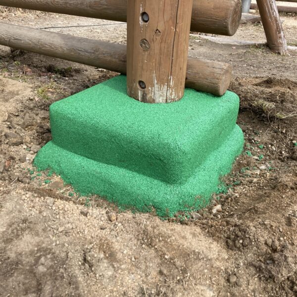 岡山県早島町 公園施設 ゴムチップ舗装 ソフトグラウンド