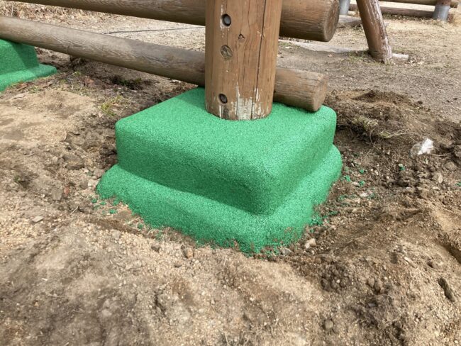 ゴムチップ舗装　ソフトグラウンド