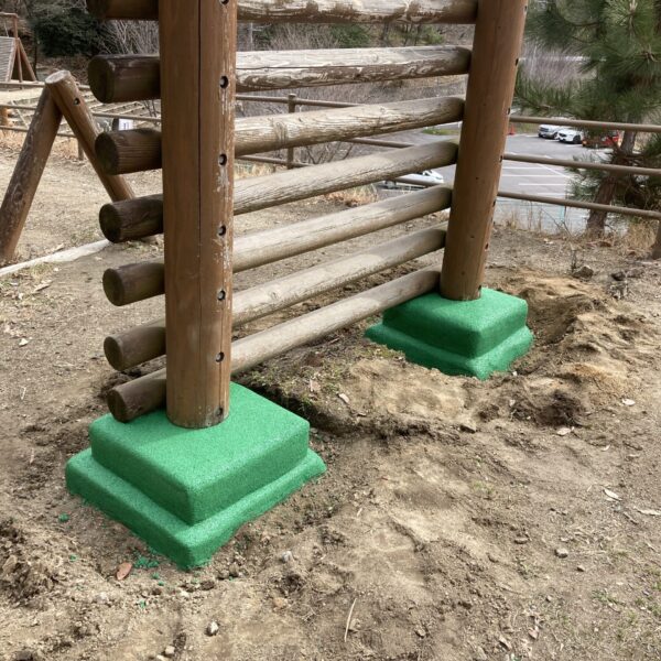 岡山県早島町 公園施設 ゴムチップ舗装 ソフトグラウンド