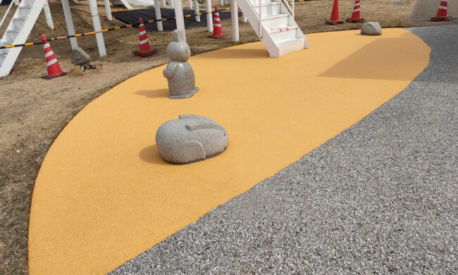 ゴムチップ舗装　ソフトグラウンド